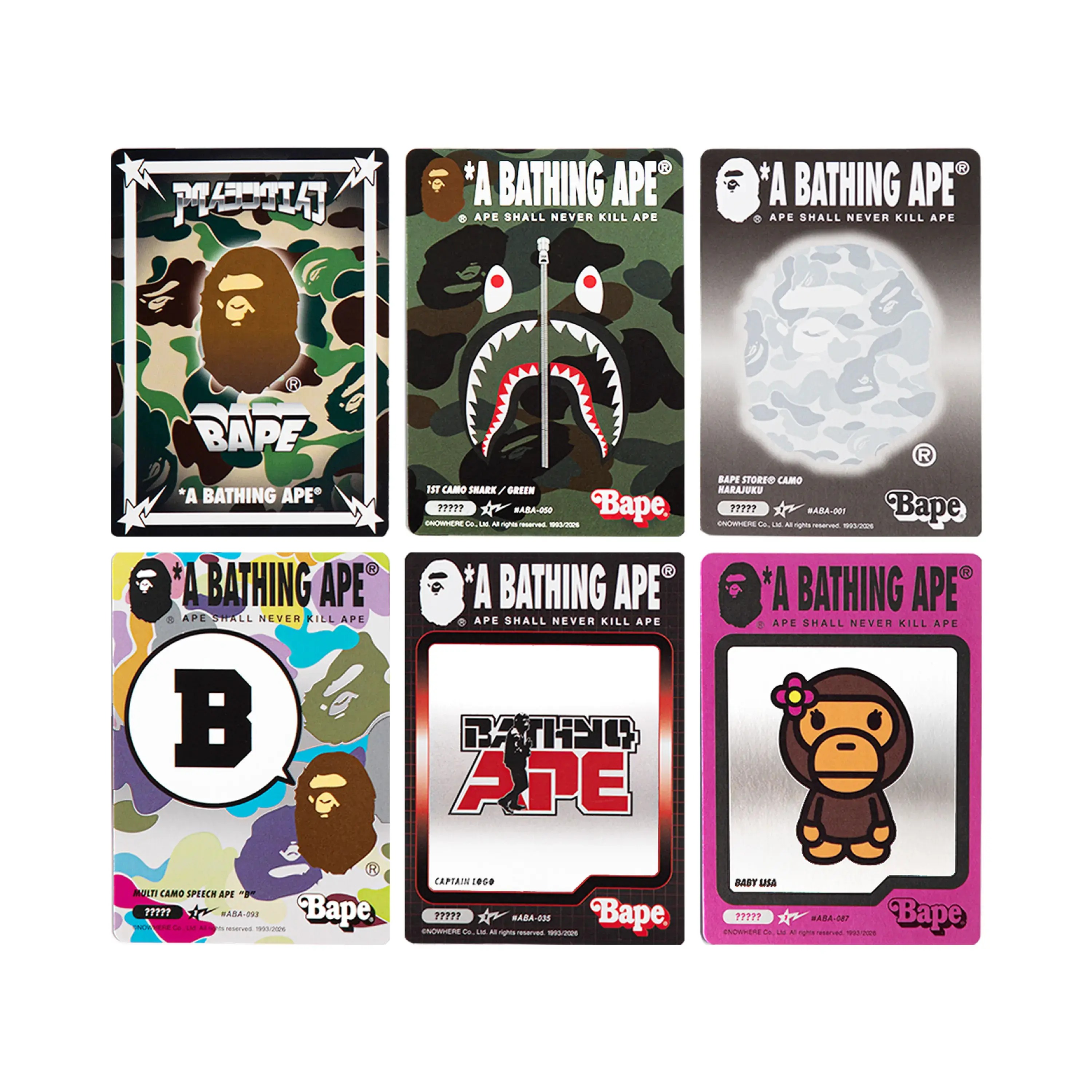 BAPE® 于日本独家推出首个收藏卡系列 图 2