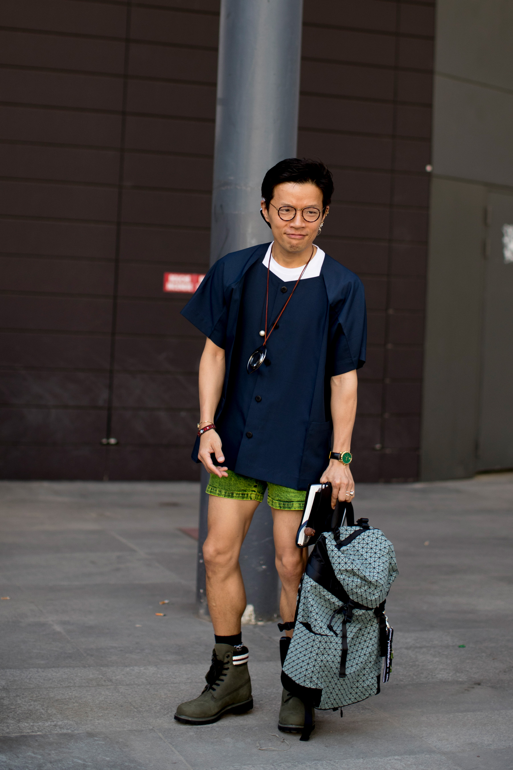 巴黎男装周2018春季街头风格第二天 图 79