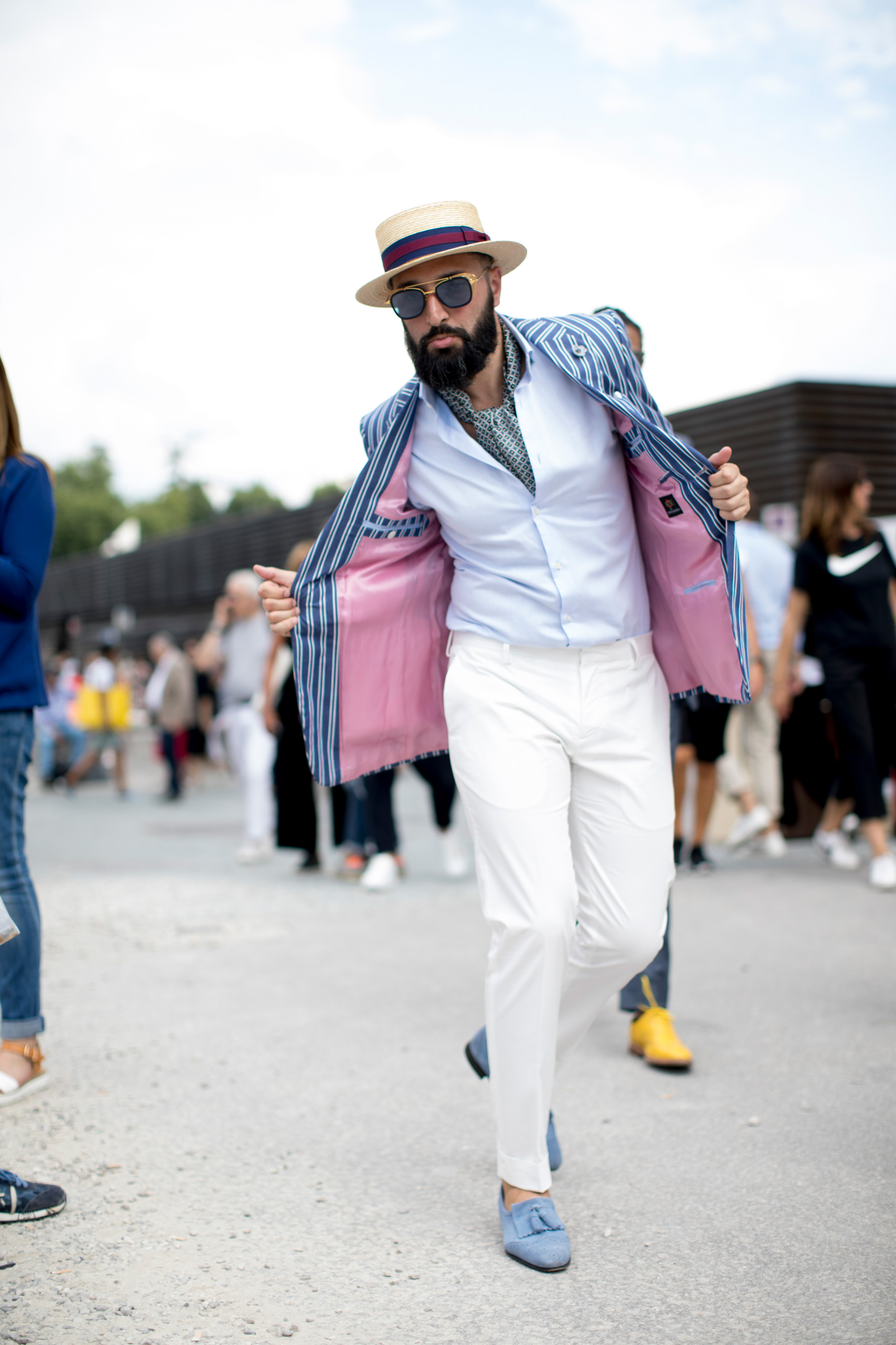 佛罗伦萨Pitti Uomo男装周2018春季街头风格第三天 图 35