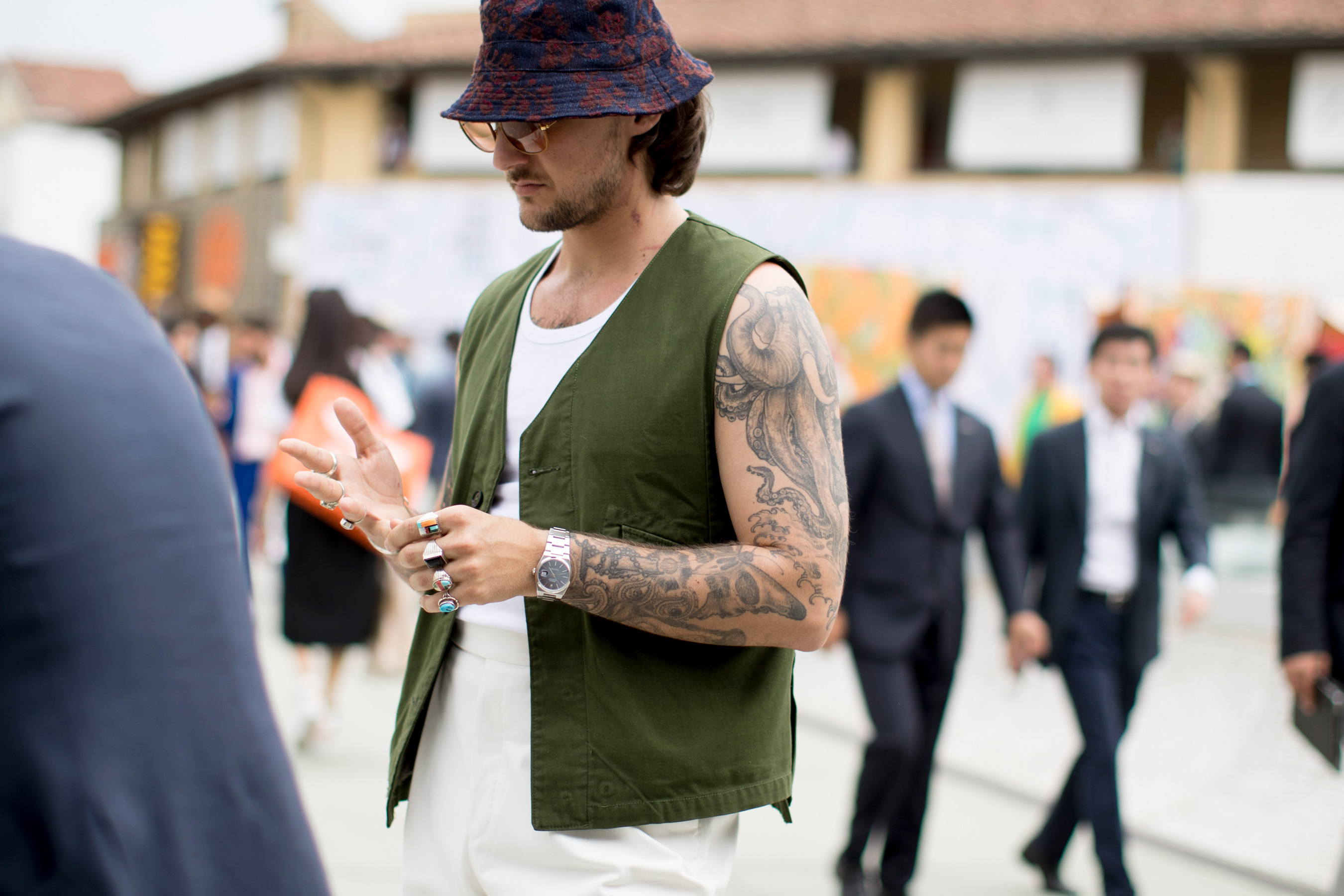佛罗伦萨Pitti Uomo男装周2018春季街头风格第三天 图 39