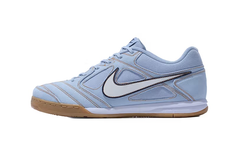 Nike Gato Lv8 Denim Mita 限定鞋款 Ih3587-400 Light Armoury Blue 与 Ih3587-401 Thunder Blue 发售详情