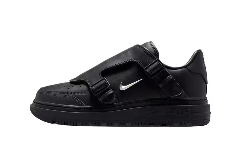Nike Air Force 1 Low Luxe Black Metallic Silver Anthracite Ja3822 010 官方图片释出