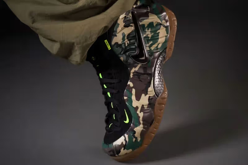 Nike Air Foamposite Pro "绿迷彩" 预计于2026年夏季回归